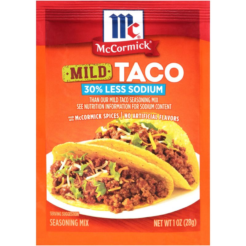 McCormick Mild Taco Seasoning - 1oz, 1 of 8