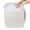 REGALWOVEN Moving Bags Storage Bags for Organizing Comforters Closet Organizers and Storage with Handles 2 Pcs - 4 of 4