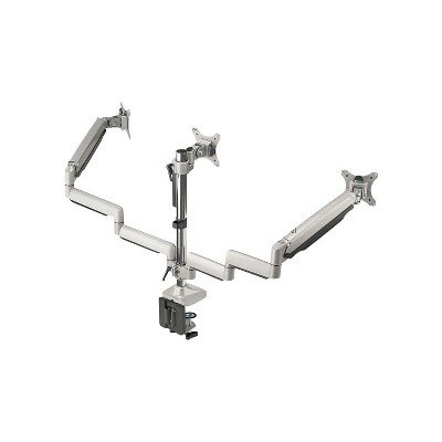 SIIG Triple Monitor Aluminum Gas Spring Desk Mount - Thumbnail 3