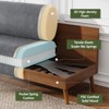 Vipbear 68" Loveseat Sofa,Modern Love Seat Couches for Living Room,Small Couch for Bedroom Office,Comfy Couch with Spring Cushion,Tool-Free Assembly - 4 of 4