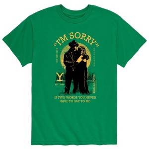 Men's - Yellowstone - I'm Sorry Short Sleeve Graphic T-Shirt - 1 of 4