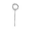 Black Bow Jewelry 14k White Gold, Madison Collection, Medium Script Initial Pendant A-W - 2 of 4
