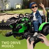 24V Kids Ride On Tractor, Excavator & Bulldozer w/ Trailer, Digger, Shovel Bucket, Remote, LED Lights, Music - 4 of 4