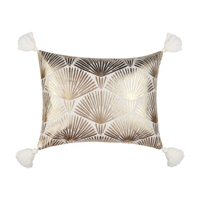 Nanette Gold Tassel Decorative Pillow - Levtex Home