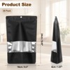 Unique Bargains Matte Metallic Aluminum Foil Zip Closure Food Storage Containers 30 Pcs - 2 of 4