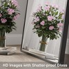 Aluminum Alloy Thin Edge Right Angle Rectangle Black Full Length Mirror 130x80x2cm (Without Bracket) - 2 of 3