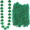 4E’s Novelty St. Patrick's Day Beads Necklace Bulk (72 Pack) - 33" 7mm Green Shamrock Beads, Perfect for Party Favors and Costume Accessories - 3 of 4