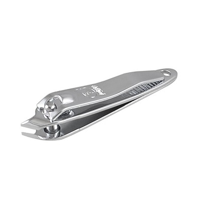 Unique Bargains Slant Edge Cutting Cosmetic Manicure Nail Clipper Trimmer Cutter Silver Tone