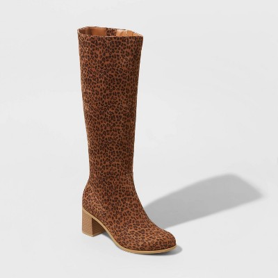 target leopard print boots