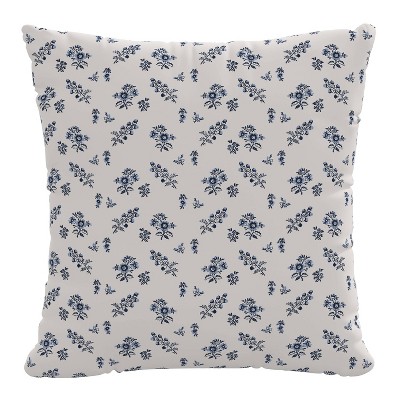 18"x18" Polyester Insert in Floral Square Throw Pillow - Skyline Furniture