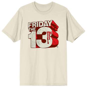 Friday the 13th Thread Pixel Men's Black T-Shirt - S