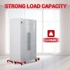 Acekool 4 Pack Furniture Dolly Set, 3500 lbs Capacity, 2" PU Wheels, Triangular Corner Movers for Sofa, Piano, Cabinets, Appliances - 3 of 4