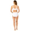 Anne Cole Women's Live In Color Textured Classic Square Neck Bralette Bikini Swim Top - 4 of 4