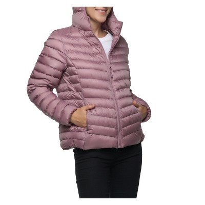 Rokka&Rolla Women's Ultra-Light Real Down Packable Puffer Jacket-Nostalgia Rose, size XX Large — фото 5
