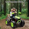 24V Kids Electric ATV Car,2 Seater Ride on Car with LED Lights & Music Player - 4 of 4