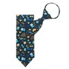 Jacob Alexander Men's Happy Hanukkah Pre-Tied Zipper Necktie - Black - 2 of 4