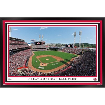 Trends International Mlb Cincinnati Reds - Elly De La Cruz 23 Framed Wall  Poster Prints Black Framed Version 22.375 X 34 : Target