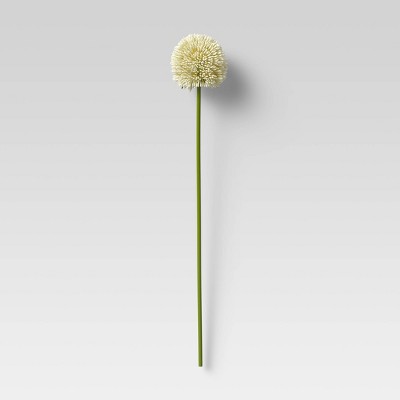 24" Artificial Allium Plant Stem White - Threshold™