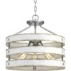 Progress Lighting Gulliver 3-Light Semi-Flush Convertible Ceiling Light, Galvanized Finish, Open Design - 3 of 4