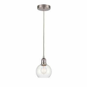 Athens - 1 Light Mini Pendant In Industrial Style-8.88 Inches Tall and 6 Inches Wide - 1 of 1