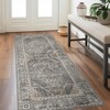 Abynow Medallion Diamond Distressed Rustic Indoor Area Rug - 2 of 4