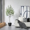 Kazeila Artificial Betula Tree in Pot, Pre Potted Faux Greenry Tree for Home Decor, Big Fake Plants - 2 of 4