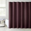 Home Mart Goods Burgundy Vinyl Shower Curtain Liner Waterproof - 70" x 72" - 2 of 3