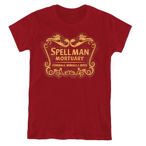 Women's Chilling Adventures Of Sabrina Spellman Mortuary T-Shirt - 1 of 4