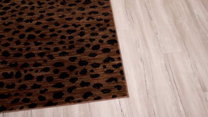 Daffodil Leopard Print Woven Rug - Threshold™, 6 of 15, play video