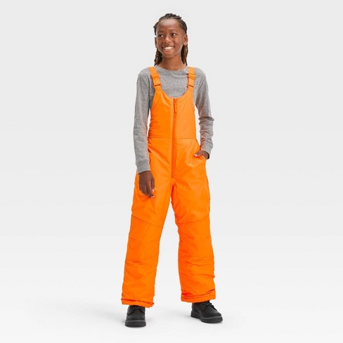 Kids' Solid Snow Bib - All In Motion™ Orange M : Target
