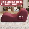 SYFERLORY Ergonomic Yoga Chair with Ottoman - Recliner with Side Pockets & Waist Pillow for Stretching and Relaxing - Fits Living Room or Bedroom - 4 of 4