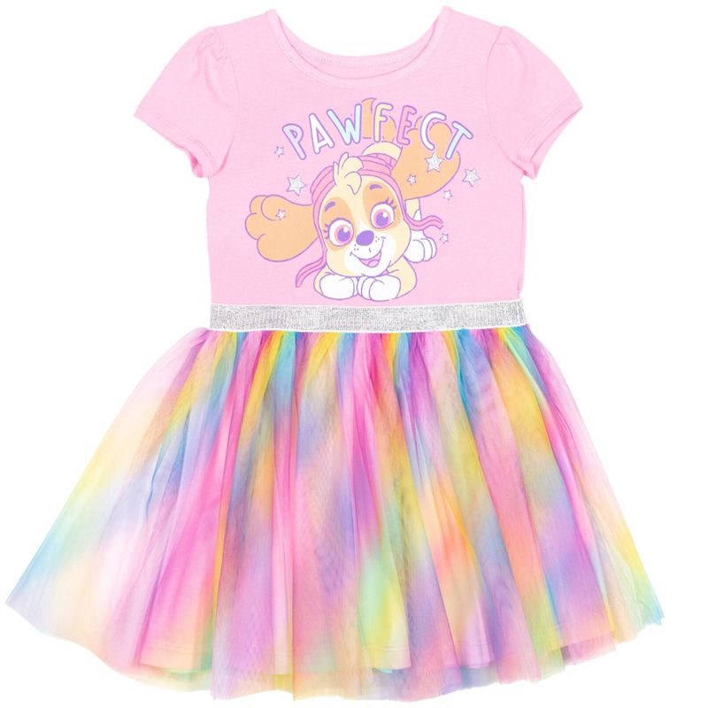 PAW Patrol Skye Tulle Dress and Scrunchies Pink , 2 of 8