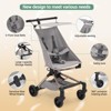 Baby Stroller Lightweight, Compact Travel Stroller with One-Hand Folding, Adjustable Canopy, 3-Point Safety Belt, Safety Lock & Carry Bag - 2 of 4