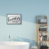Stupell Industries Sassy Laundry Room Sign Framed Giclee Art, Black, 20" x 16" - 3 of 4