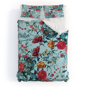 Deny Designs 3pc Full/Queen Burcu Korkmazyurek Summer Garden Duvet and Sham Set - 1 of 4