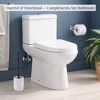 Evideco French Home Goods 4-Piece Marble Bathroom Accessory Set - 3 of 4