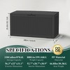 Infurnic Deck Boxes, Outdoor Patio Storage Box with Handle, Waterproof Box for Storage Patio Furniture Garden Tools, Black, 48"*21.5"*25.6" - 4 of 4
