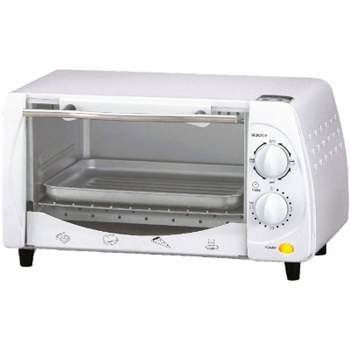 Brentwood 9-Liter 4 Slice Toaster Oven Broiler in White
