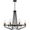 Designers Fountain Ravella 9 - Light Chandelier in  Black - 4 of 4