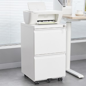 VASIP Drawer Mobile Filing Cabinet,Multifunctional Storage Cabinet with Lock, Suitable For Home Office Under the Desk - 1 of 4