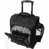 WallyBags Solutions 16 Underseat Bag with Padded Electronics Pockets, Black - 4 of 4
