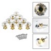 Unique Bargains Diamond Shaped Crystal Glass Drawer Handle Cabinet Knobs - 2 of 4