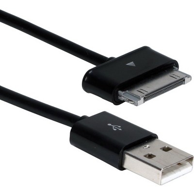 QVS USB Sync & Charger Cable for Samsung Galaxy Tab Tablet - 1.60 ft Proprietary/USB Data Transfer Cable for Tablet PC