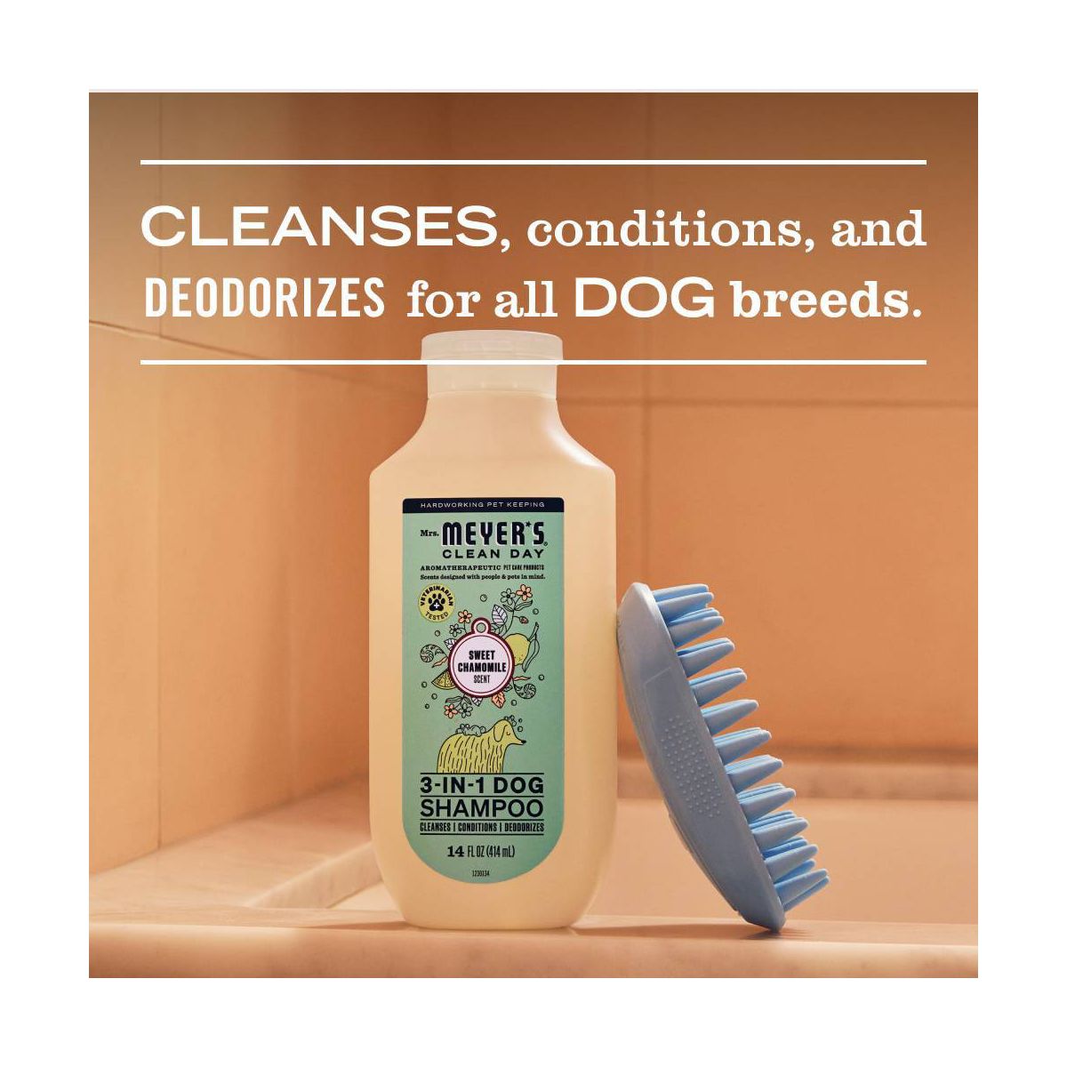 Mrs. Meyer's Clean Day 3-in-1 Chamomile Scented Dog Shampoo - 14 fl oz - thumbnail 4