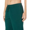 TIME HOLLOW Dark Green Cotton Knit Pajama Pants - 2 of 3