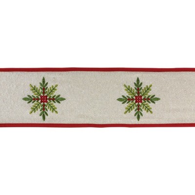 Melrose Wired Wool Ribbon 4" x 5 yds.
