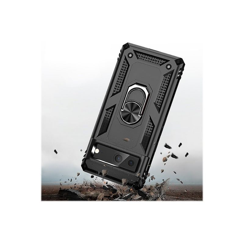 Saharacase Military Kickstand Series Black Holster for Google Pixel 7 (CP00379), 5 of 9