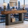Dexmalle Farmhouse Narrow Rectangular Wooden Console Table - 3 of 4