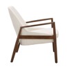 CAVINAS Polyester Accent Chair,Set of 1/2,Minimalist Chair for Living Room,Bedroom&Study,Reading Chair with High Back,Living Room Furniture,Beige - 2 of 4