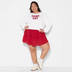 Women's Game Day Pullover Sweater - Wild Fable™ - 1 of 3
